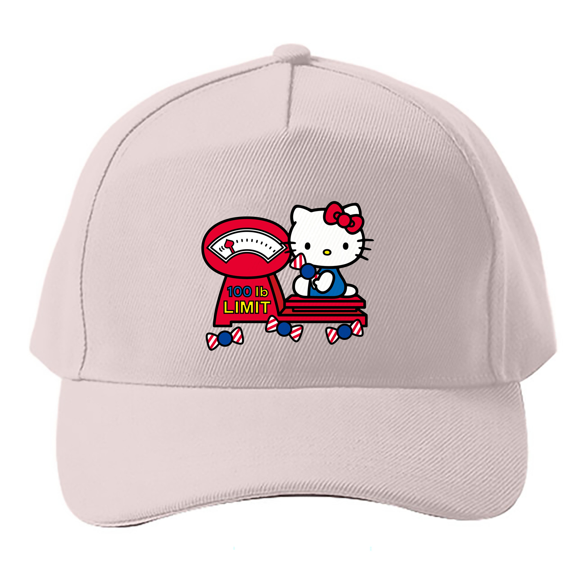 （画像用） Hello Kitty ハローキティ ベースボールキャップ 綿100％ 男女兼用 帽子 スポーツ